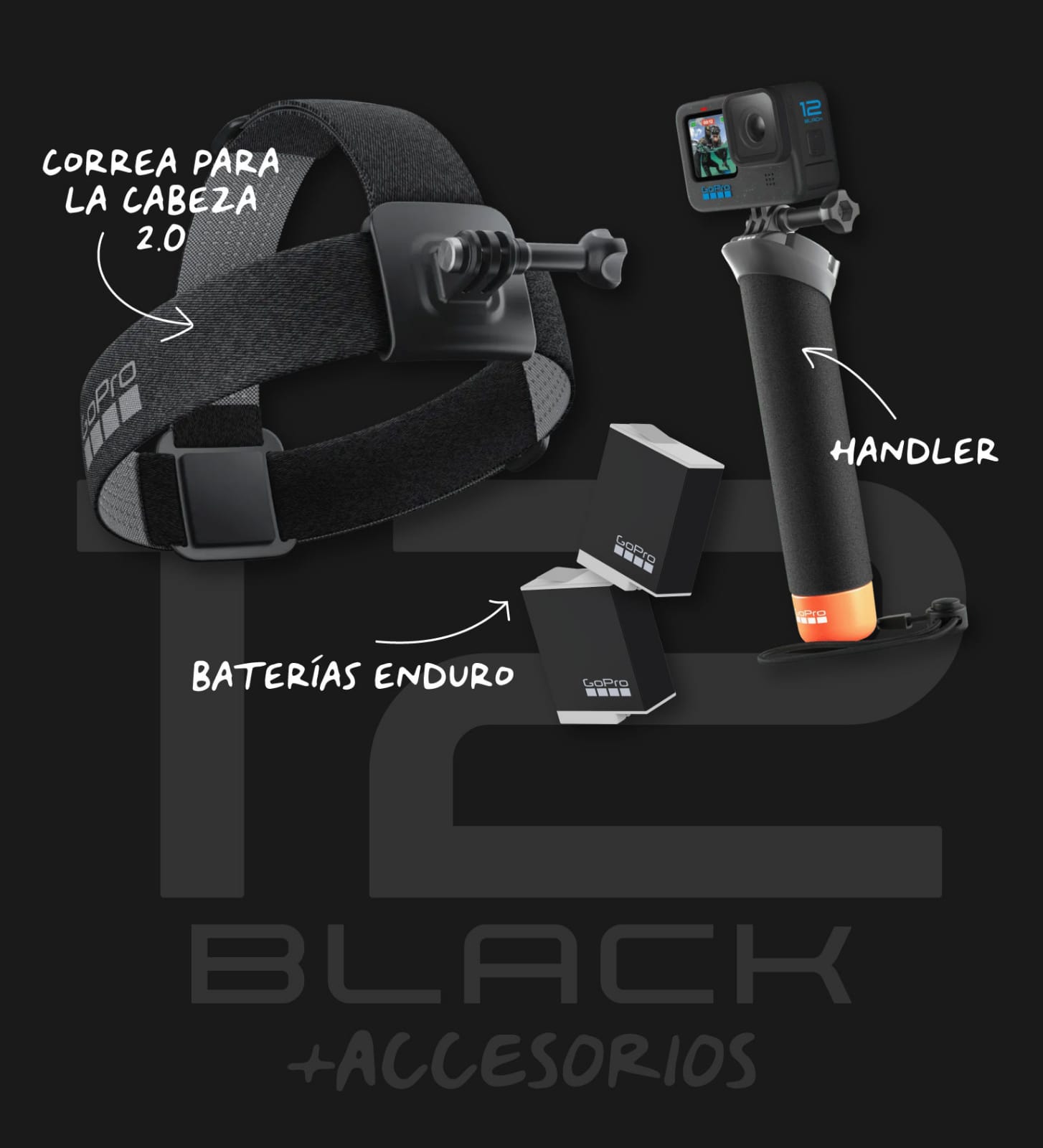 GoPro Hero 12 Black es oficial: Más batería con la misma batería 